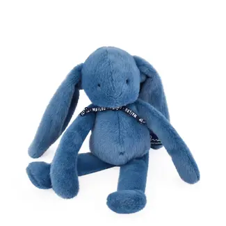 MAILOU PELUCHE LAPIN MÉLOÉ 37CM - BLEU INTENSE