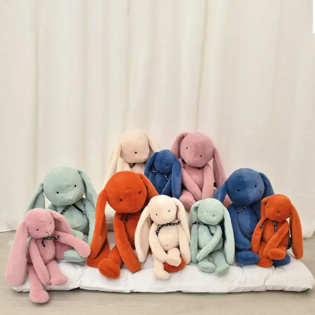 MAILOU PELUCHE LAPIN MÉLOÉ 56CM - ROSÉE