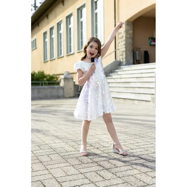 GREAT PRETENDERS DÉGUISEMENT - ROBE SEQUINS CONCERT QUEEN 6-8ANS