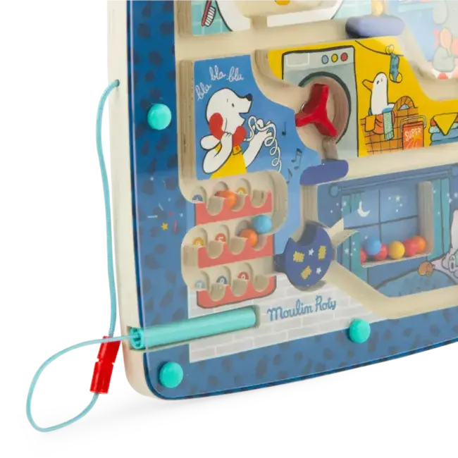 MOULIN ROTY LABYRINTHE MAGNÉTIQUE 18M+ PUCE ET PILOU