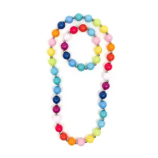 GREAT PRETENDERS COLLIER ET BRACELET - BEADED BUBBLEGUM