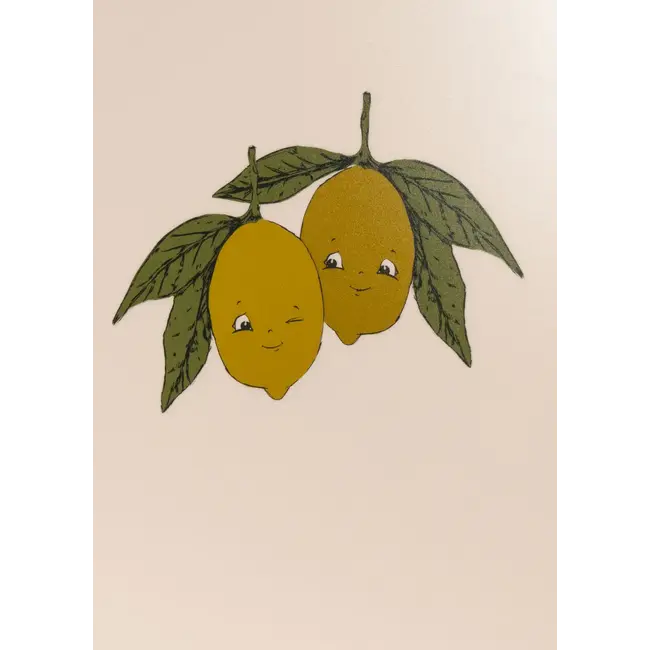 KONGES SLOJD VALISE À ROULETTES - CITRONS SWEET AND SOUR