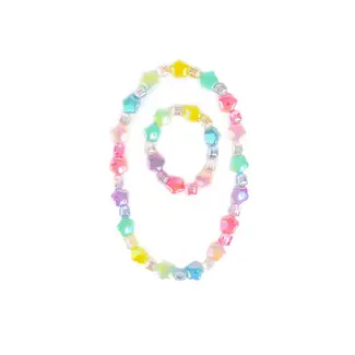 GREAT PRETENDERS COLLIER ET BRACELET - ARC-EN-CIEL ET ETOILE