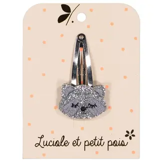 LUCIOLE ET PETIT POIS 1 X BARRETTE 5CM - RATON LAVEUR