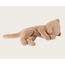 MAILEG PELUCHE CHATON ENDORMI PETIT  37CM CREME PECHE