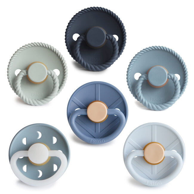 FRIGG STARTER PACK - 6 TÉTINES LATEX TAILLE 1 - ENDLESS SEA