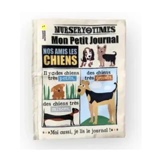 CRINKLY MON PETIT JOURNAL TISSU CRINKLY - NOS AMIS LES CHIENS