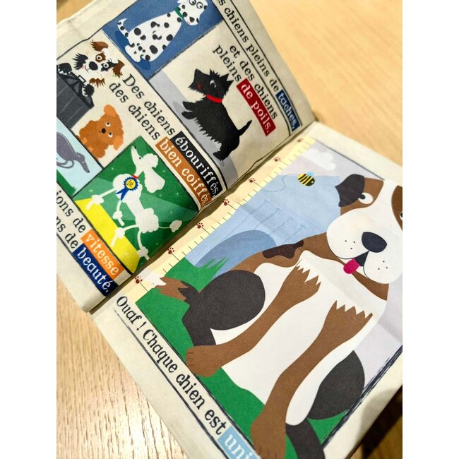 CRINKLY MON PETIT JOURNAL TISSU CRINKLY - NOS AMIS LES CHIENS