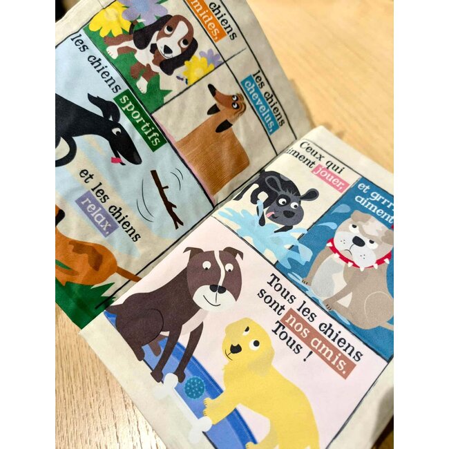 CRINKLY MON PETIT JOURNAL TISSU CRINKLY - NOS AMIS LES CHIENS