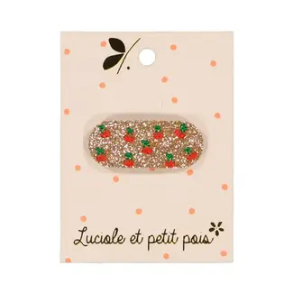 LUCIOLE ET PETIT POIS 1 X BARRETTE 3CM - MINI CERISES