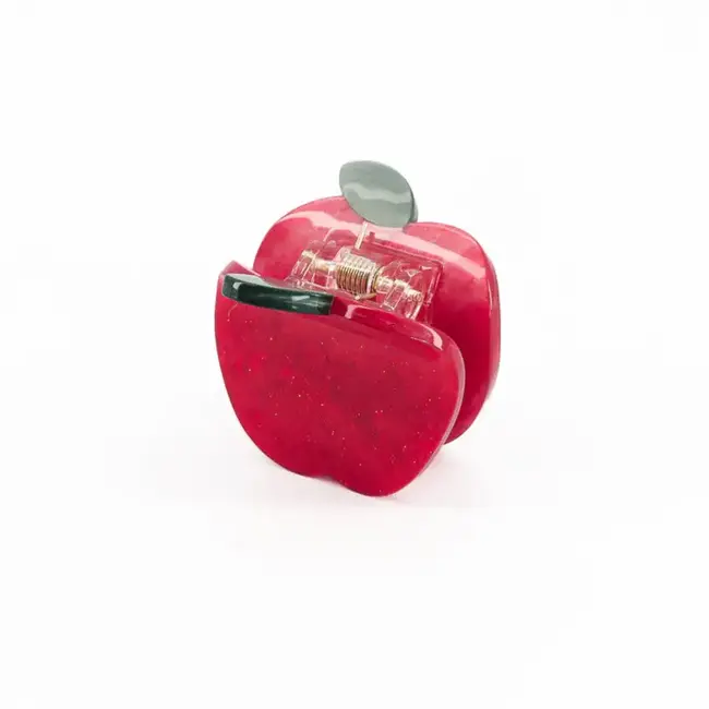 LUCIOLE ET PETIT POIS MINI PINCE - POMME ROUGE