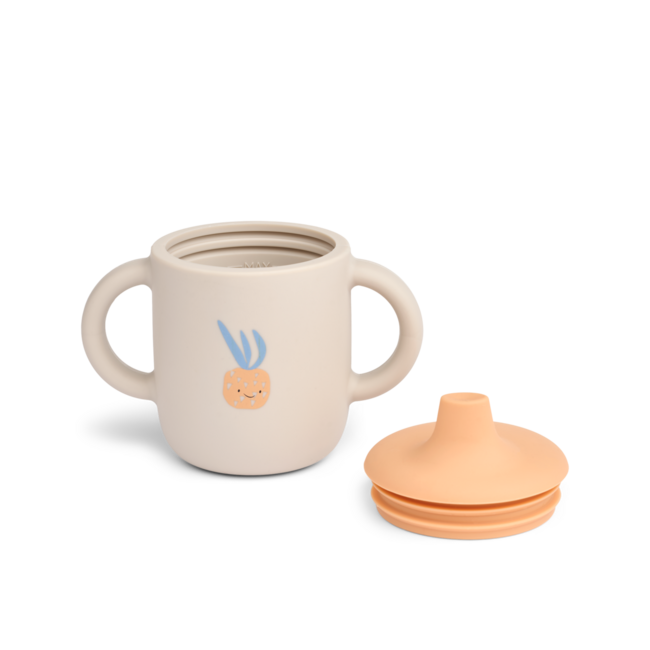 LIEWOOD TASSE SILICONE AVEC BEC NEIL - PINEAPPLE SANDY
