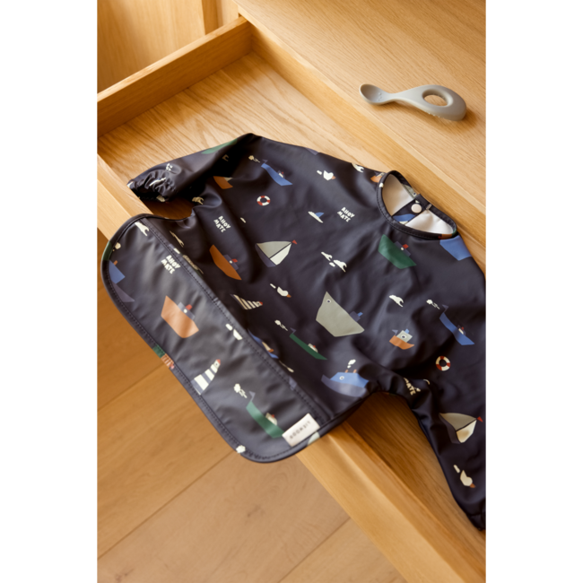 LIEWOOD BAVOIR TABLIER AVEC MANCHES MERLE - SAILING CLASSIC NAVY