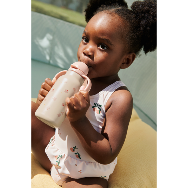 LIEWOOD GOURDE BÉBÉ AVEC ANSES 250ML KIMMIE - MINI BUTTERFLY APPLE BLOSSOM