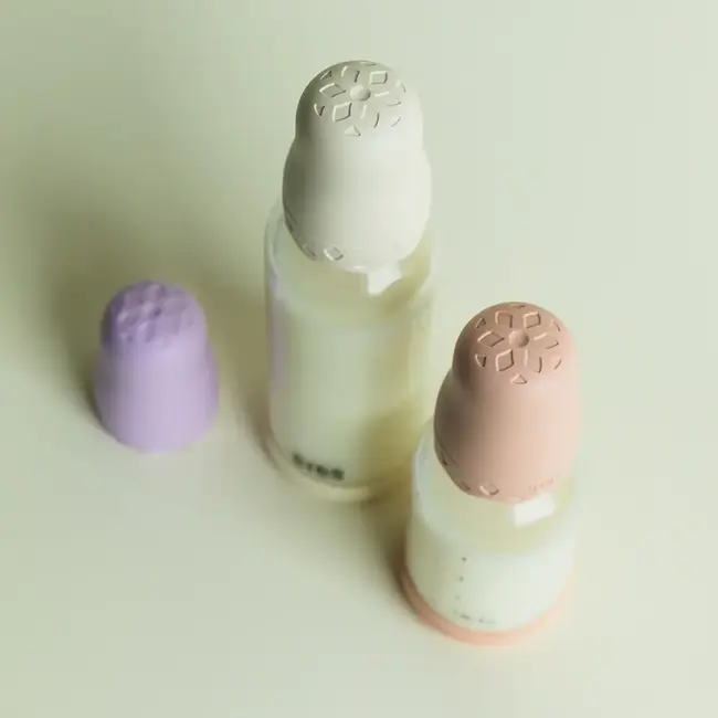 BIBS BIBERON BIBS VERRE 240ML - TÉTINE LATEX - IVORY