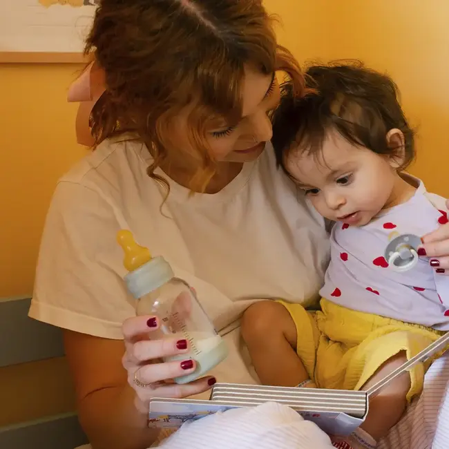 BIBS BIBERON BIBS VERRE 120ML - TÉTINE LATEX - SAGE