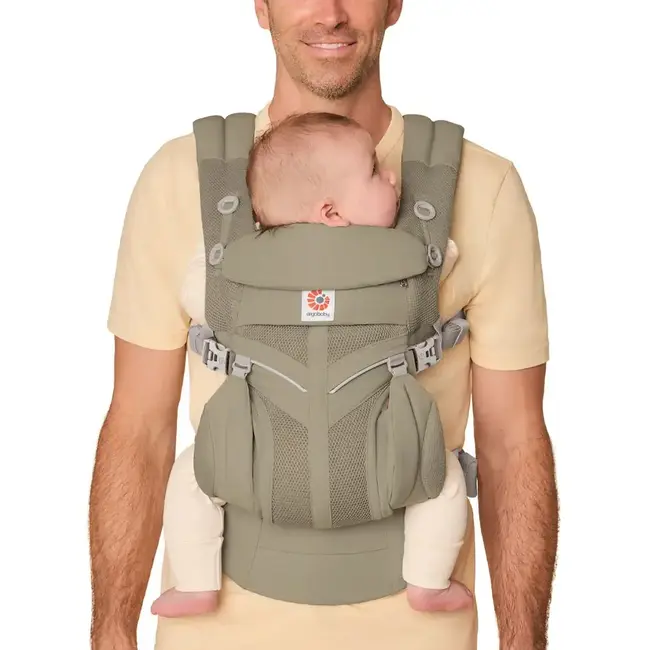 ERGOBABY PORTE BEBE - OMNI 360 - CLASSIC MESH - SOFT OLIVE