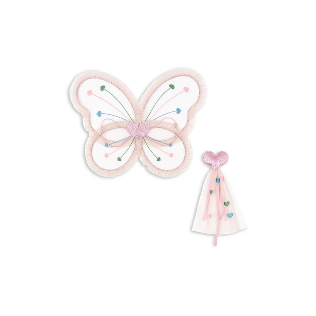 KONGES SLOJD DÉGUISEMENT - AILES DE FÉE & BAGUETTE FAIRY HEART MIX