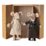 MAILEG PAPA ET MAMAN SOURIS MAILEG 15CM - COUPLE DE MARIÉS