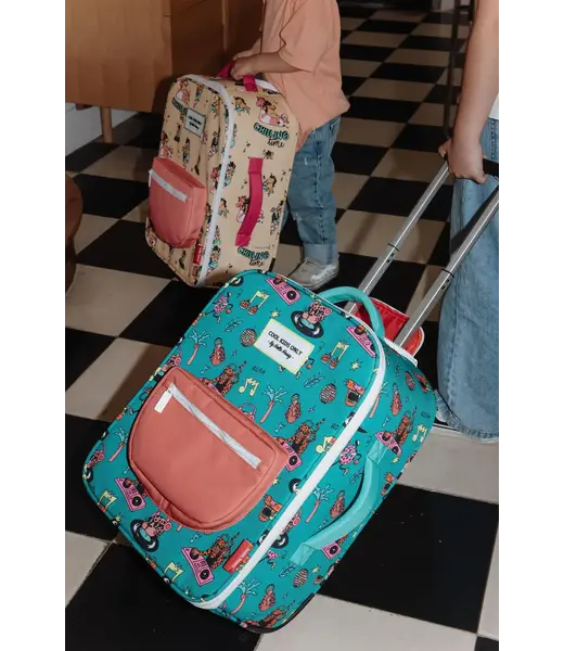 HELLO HOSSY VALISE CABINE À ROULETTES - DISCO ROAR