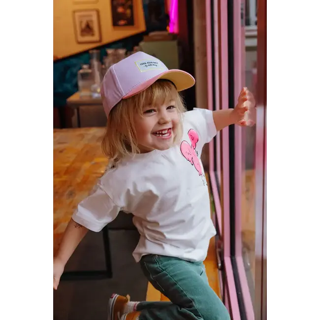 HELLO HOSSY CASQUETTE VISIÈRE COURBÉE - MINI PURPLY