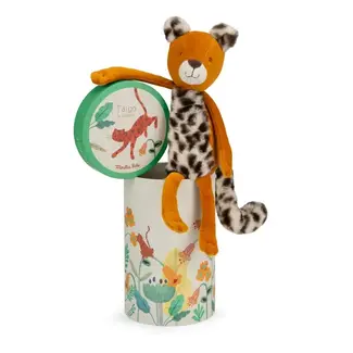 MOULIN ROTY POUPÉE LÉOPARD TAÏGO EN BOÎTE CADEAU - LA FORÊT MAWA