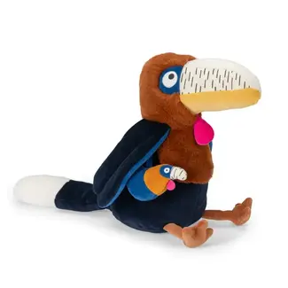 MOULIN ROTY GRANDE PELUCHE D'ACTIVITÉS CALAO LITCHI - LA FORÊT MAWA