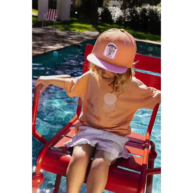 HELLO HOSSY CASQUETTE VISIÈRE PLATE - PATCH DONUTS