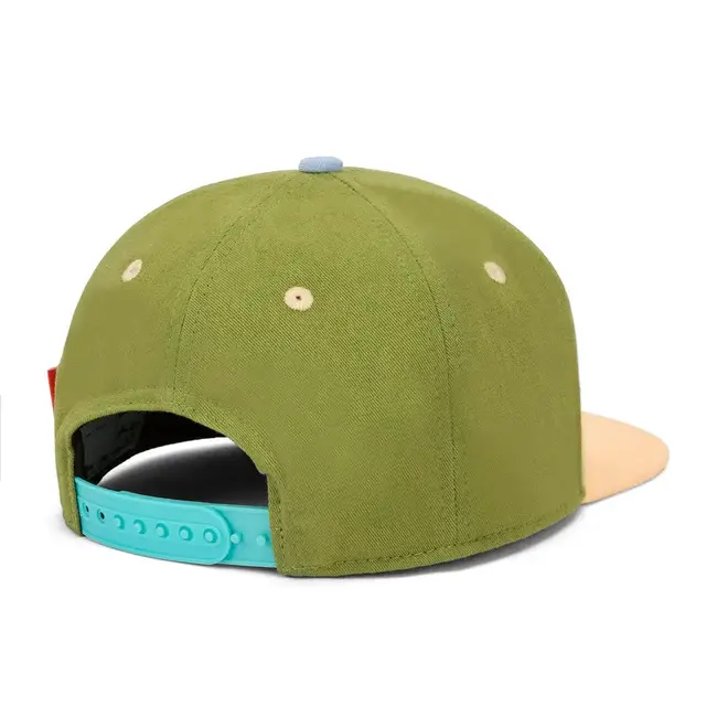 HELLO HOSSY CASQUETTE VISIÈRE PLATE - PATCH SELFIE TIME