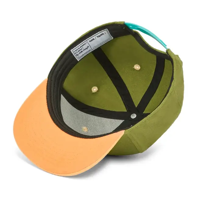 HELLO HOSSY CASQUETTE VISIÈRE PLATE - PATCH SELFIE TIME