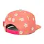 HELLO HOSSY CASQUETTE VISIÈRE PLATE - PEACHY BLOOM