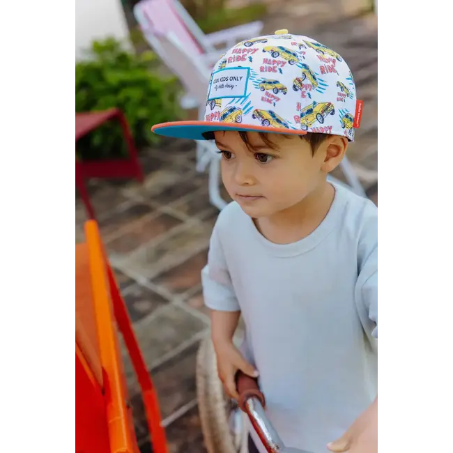 HELLO HOSSY CASQUETTE VISIÈRE PLATE - HAPPY RIDE