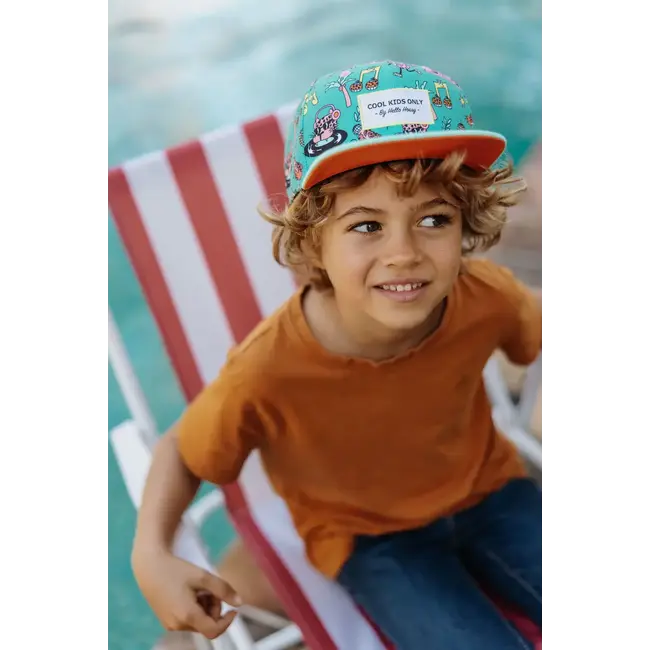 HELLO HOSSY CASQUETTE VISIÈRE PLATE - DISCO ROAR