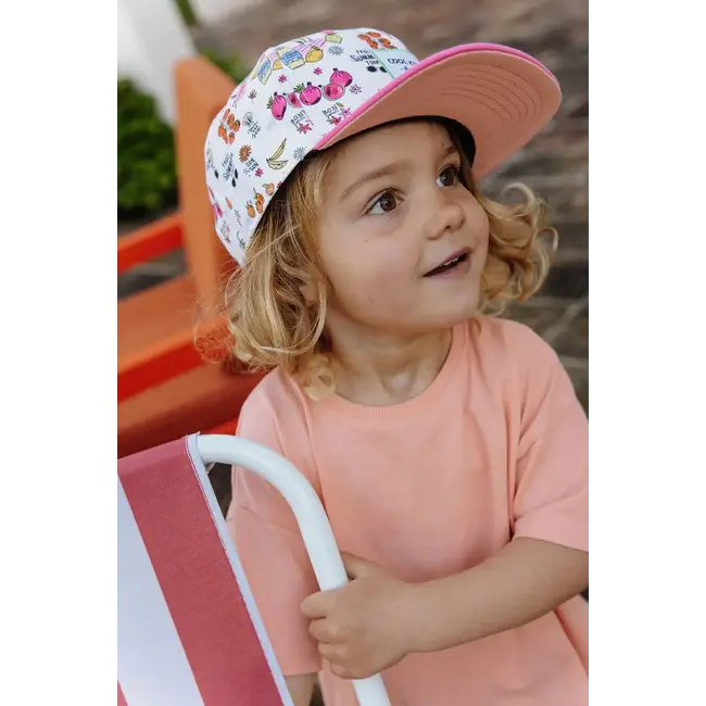 HELLO HOSSY CASQUETTE VISIÈRE PLATE - FRESH JUICE