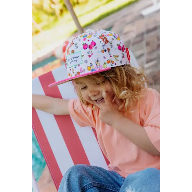 HELLO HOSSY CASQUETTE VISIÈRE PLATE - FRESH JUICE