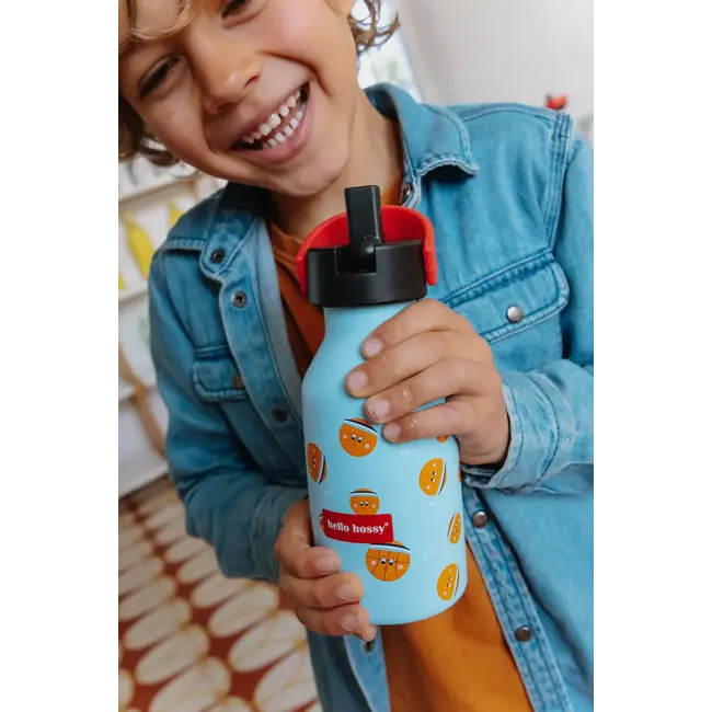 HELLO HOSSY GOURDE LÉGÈRE & ANTI-DÉRAPANTE 350ML "BBALL CREW"