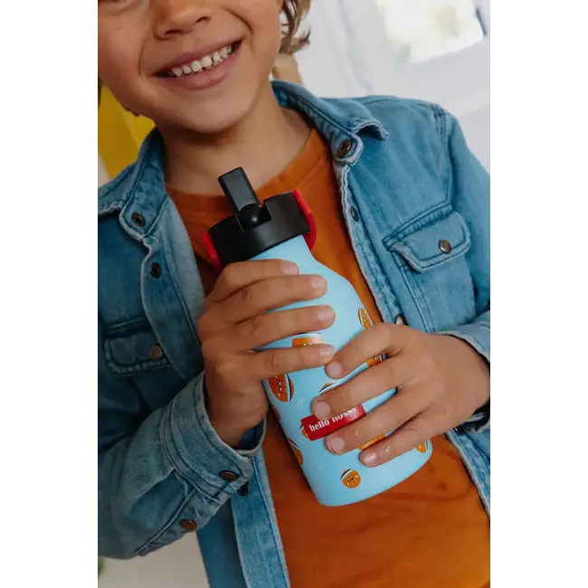 HELLO HOSSY GOURDE LÉGÈRE & ANTI-DÉRAPANTE 350ML "BBALL CREW"