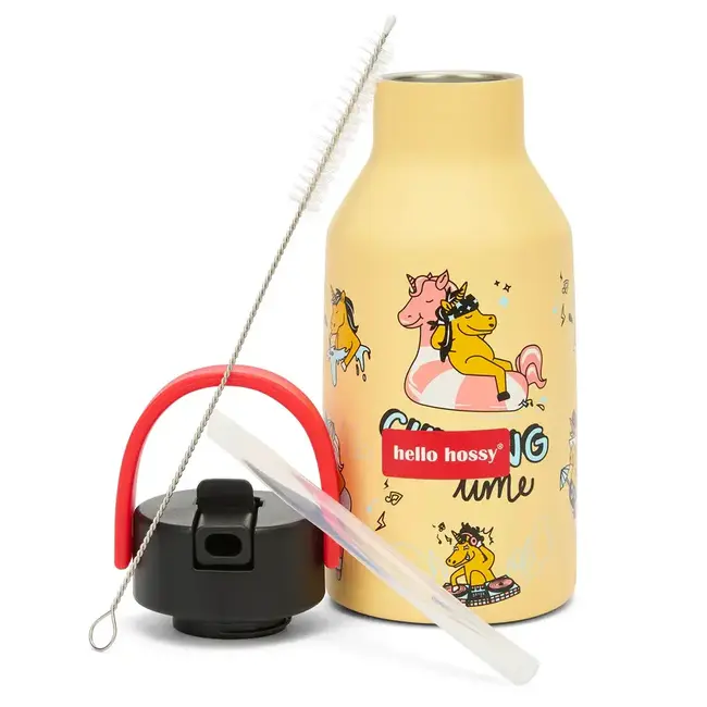 HELLO HOSSY GOURDE LÉGÈRE & ANTI-DÉRAPANTE 350ML "UNICORN"