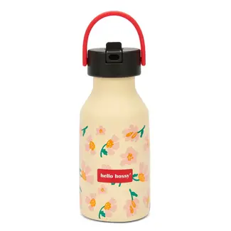 HELLO HOSSY GOURDE LÉGÈRE & ANTI-DÉRAPANTE 350ML "SPRINGTIME"