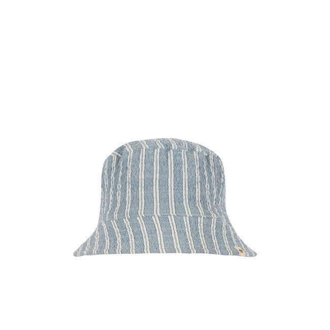KONGES SLOJD CHAPEAU DE SOLEIL BOB - ELLIOT TRIO BLEU STRIPE 2-4ANS