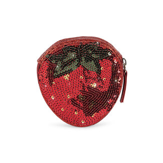 KONGES SLOJD PORTE-MONNAIE FRAISE À PAILLETTES - RENNE TOTAL ECLIPSE