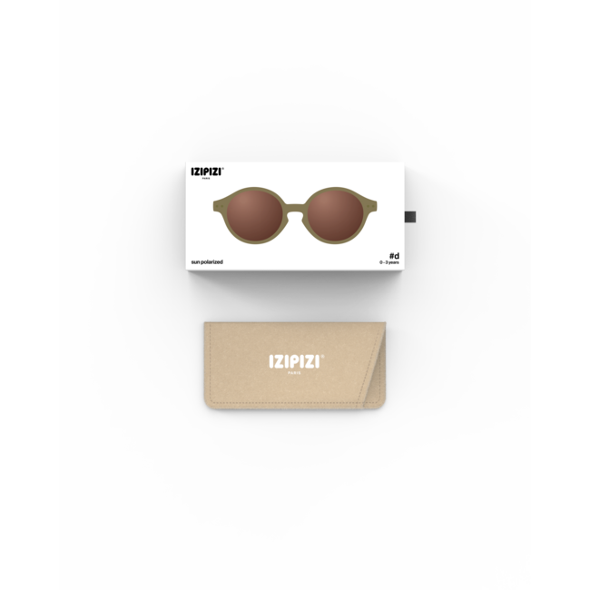 IZIPIZI LUNETTES DE SOLEIL 0-3ANS #D GLOSSY KAKI