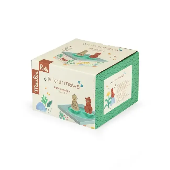 MOULIN ROTY BOÎTE À MUSIQUE MAGNÉTIQUE - LA FORÊT MAWA