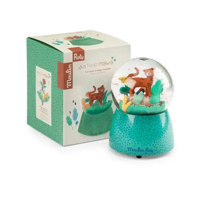 MOULIN ROTY BOULE À NEIGE MUSICALE - LA FORÊT MAWA