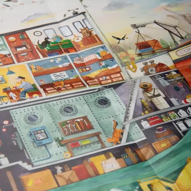 MOULIN ROTY PUZZLE LE BATEAU DE L'EXPLORATEUR (200 PIÈCES)  - LE JARDIN DU MOULIN