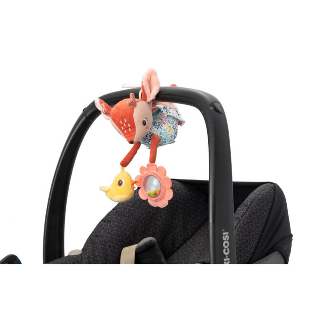 LILLIPUTIENS PELUCHE D'ACTIVITÉ À SUSPENDRE ACTI-NOMADE - STELLA LE FAON
