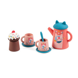 LILLIPUTIENS JOUET DE BAIN - SET DE THÉ JEANNE LE CHAT