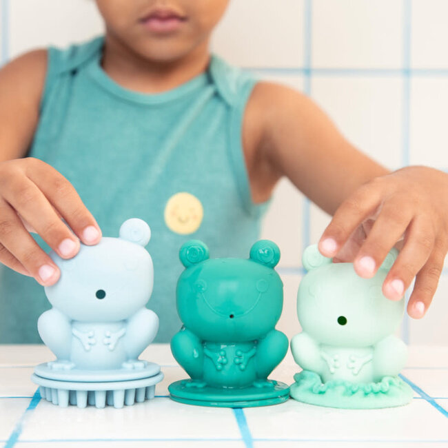 LILLIPUTIENS JOUET DE BAIN - SET DE 3 GRENOUILLES
