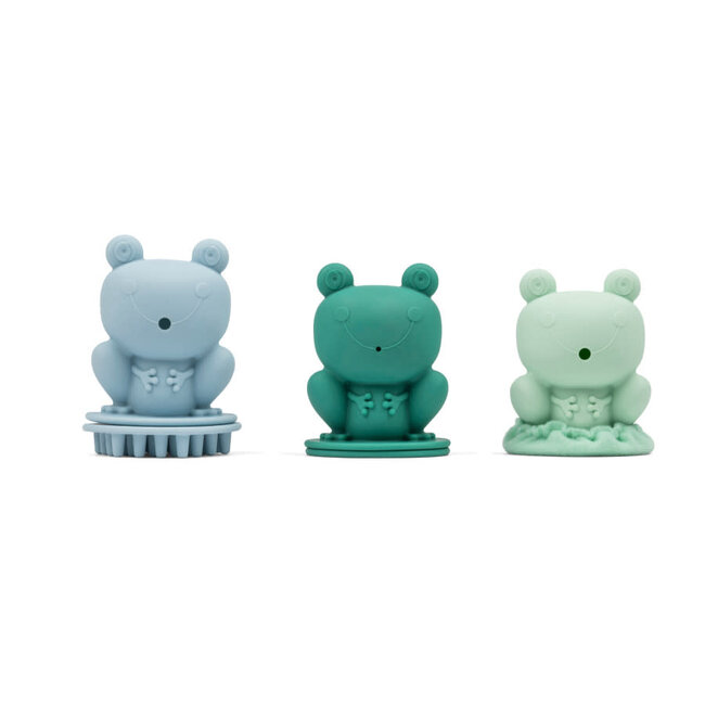 LILLIPUTIENS JOUET DE BAIN - SET DE 3 GRENOUILLES