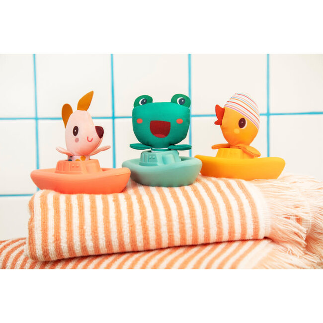 LILLIPUTIENS JOUET DE BAIN - BATEAU FLOTTANT DE GASPARD LE CANARD